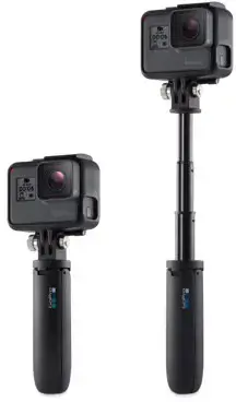 "GoPro Shorty Mini" prailginimo strypas ir trikojis