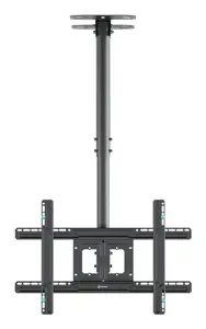 ONKRON Ceiling TV Mount Bracket Height Adjustable for 32 to 80 Inch LED LCD TVs, Black