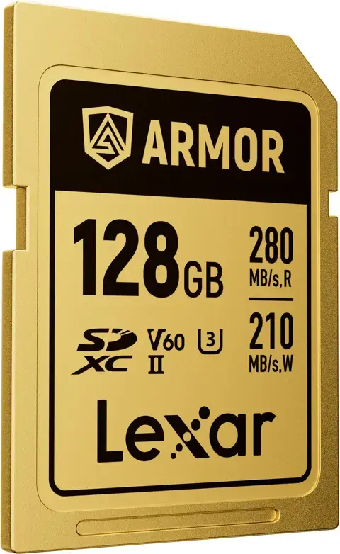 Lexar memory card SDXC 128GB Armor Gold UHS-II U3