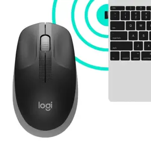 LOGITECH M190 Viso dydžio belaidė pelė - MID GREY - EMEA