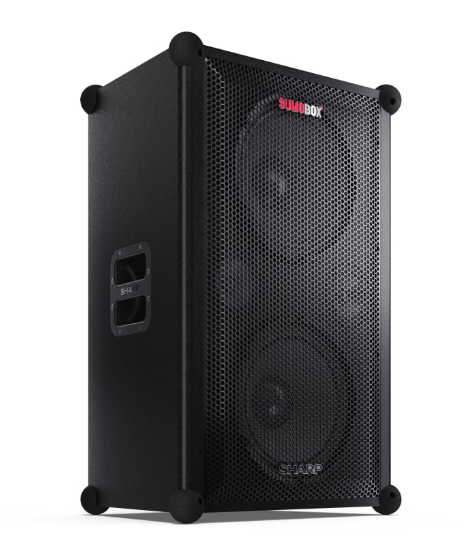 "Sharp SumoBox CP-LS200" didelio našumo nešiojamasis garsiakalbis