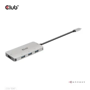 CLUB3D USB Gen2 Type-C to 10Gbps 4x USB Type-A Hub, USB 3.2 Gen 2 (3.1 Gen 2) Type-C, USB 3.2 Gen 2…