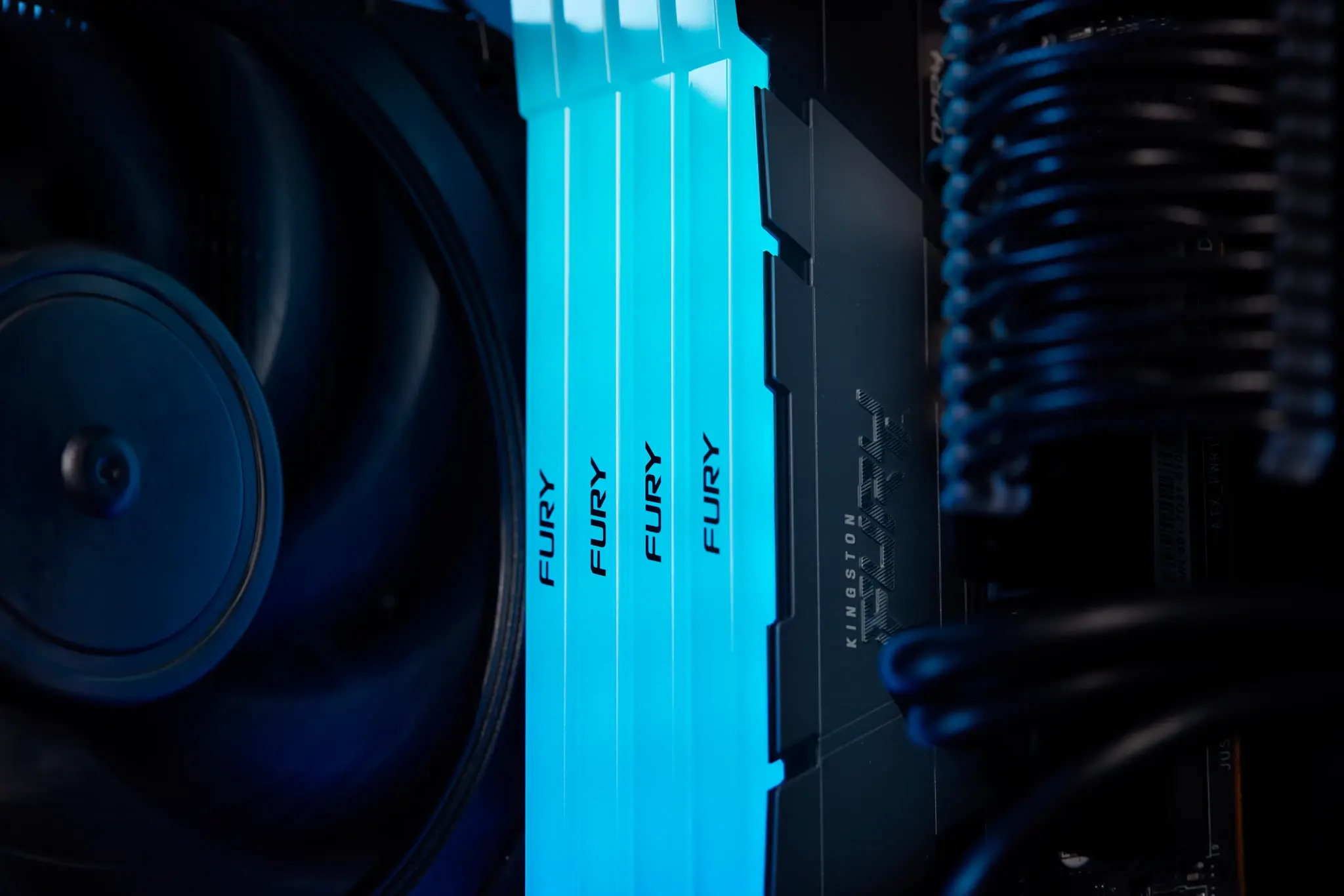 Kingston Technology FURY 16GB 3200MT/s DDR4 CL16 DIMM (Kit of 2) Renegade RGB, 16 GB, 2 x 8 GB, DDR4, 288-pin DIMM
