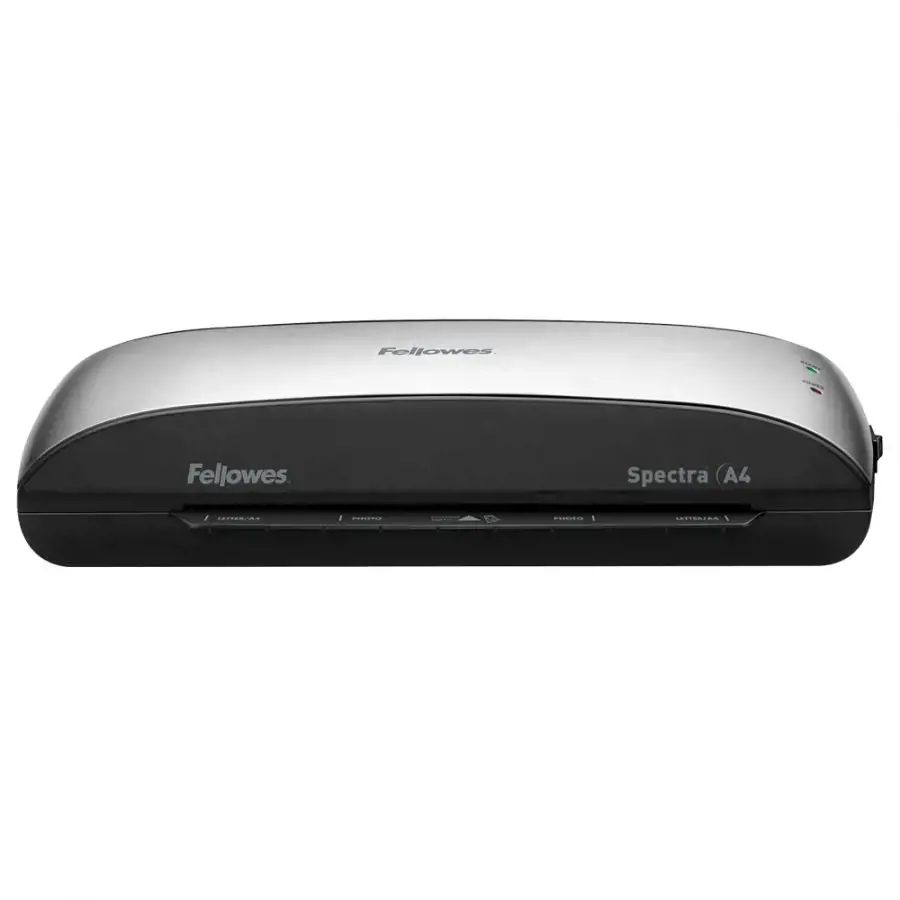 "Fellowes Spectra A4", 23 cm, karšto laminavimo įrenginys, 4 min., 0,125 mm, A4, juodas, pilkas