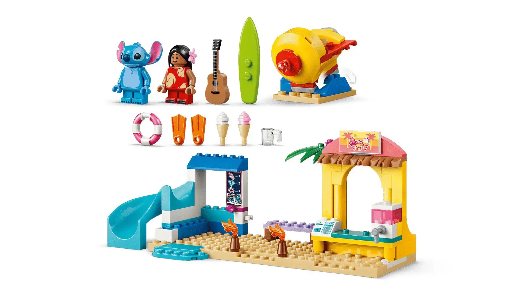 LEGO DISNEY 43280 Beach Fun with Lilo & Stitch