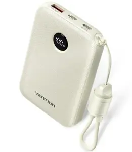 POWER BANK USB 10000MAH 22.5W/BEIGE FKAN0-C VENTION