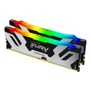 Kingston Technology FURY 96GB 6000MT/s DDR5 CL32 DIMM (Kit of 2) Renegade RGB XMP, 96 GB, 2 x 48 GB…
