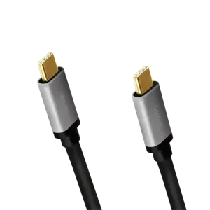 "Logilink" USB 3.2 Gen 2 kabelis, nuo C/M iki C/M, 4K/60Hz, PD, aliuminis CUA0107 1 m, USB-C vyrišk…