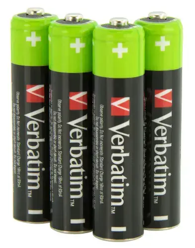 Verbatim 49514, Įkraunama baterija, AAA, nikelio-metalo hidrido (NiMH), 1,2 V, 4 vnt., 950 mAh
