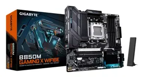 Mainboard GIGABYTE AMD B850 Socket AM5 micro ATX RAM DDR5-SDRAM 4xSlots Wi-Fi Yes Bluetooth Yes 2xN…