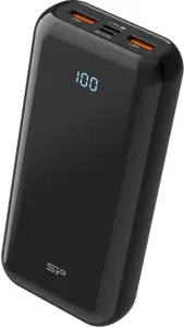 Silicon Power QS28, 20000 mAh, ličio polimeras (LiPo), juodas