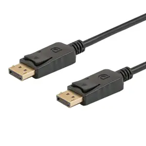 SAVIO kabelis CL-136 (DisplayPort M - DisplayPort M; 2 m; juoda spalva)