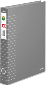 A4 Ringbinder 2 Rings Ambar Sts Grey