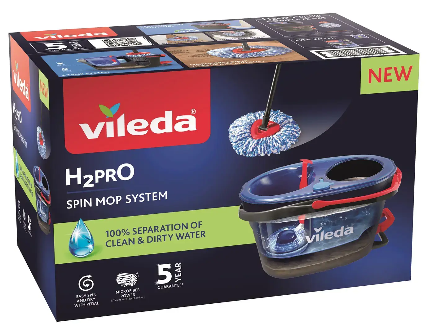 Vileda H2prO rotary mop