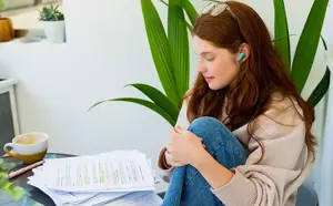 JBL wireless earbuds Wave Beam 2, white