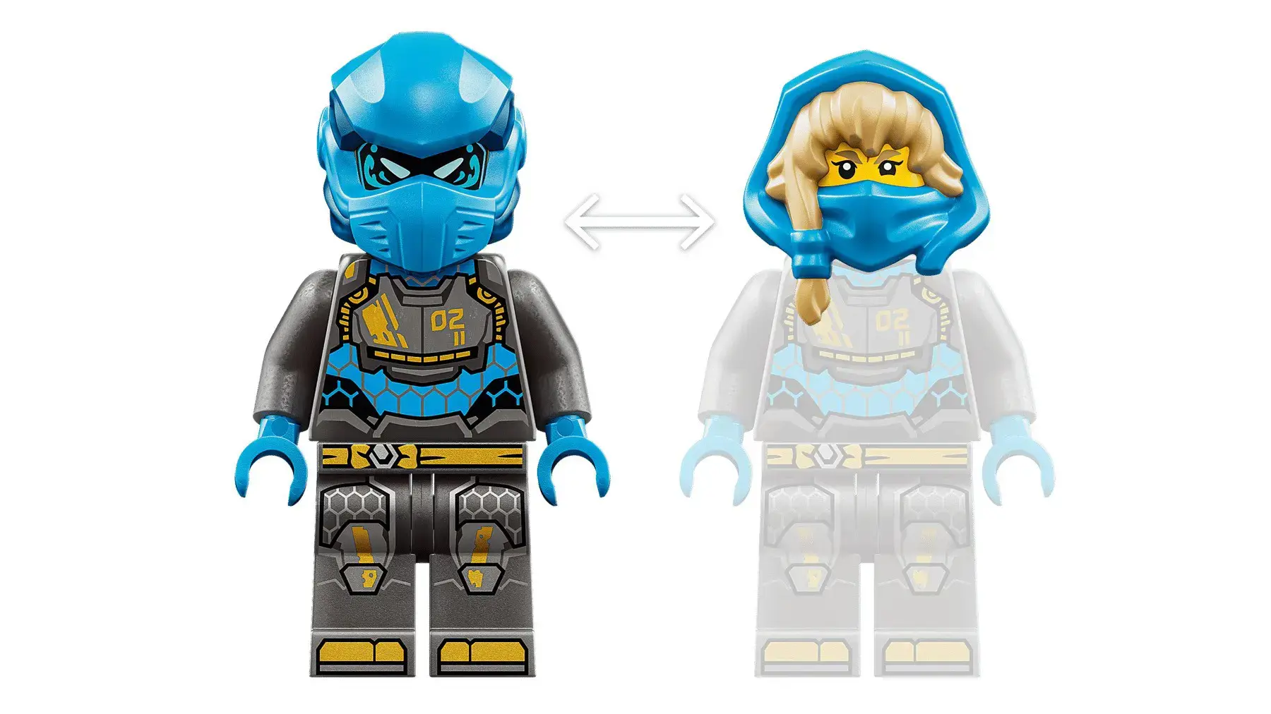 LEGO NINJAGO 71870 The Twin Titan Mechs