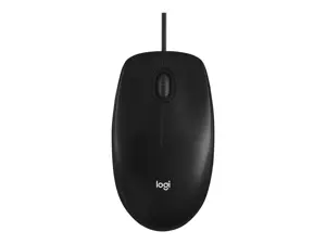 "Logitech" pelė M100, dvipusė, optinė, A tipo USB, 1000 DPI, juoda