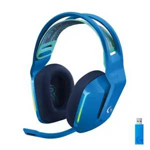 LOGITECH G733 LIGHTSPEED belaidės RGB žaidimų ausinės - mėlynos spalvos