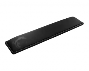 MSI VIGOR WR01 Klaviatūros riešo atrama "Juoda, su ikoniniu drakono dizainu, vėsios atminties putos su gelio įdaru, neslystantis guminis pagrindas, pasvirusi forma, VIGOR serijos klaviatūros priedas, suderinama su dauguma žaidimų klaviatūrų", atminties putos, guma, juoda, 432 x 86 x 25 mm, 300 g, 360 g