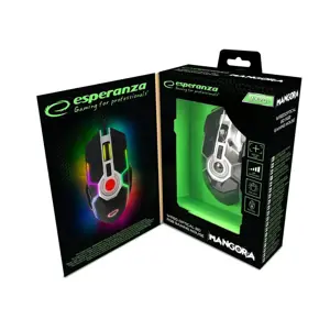 "Esperanza EGM701" pelė Dešinioji USB Type-A optinė 7200 DPI