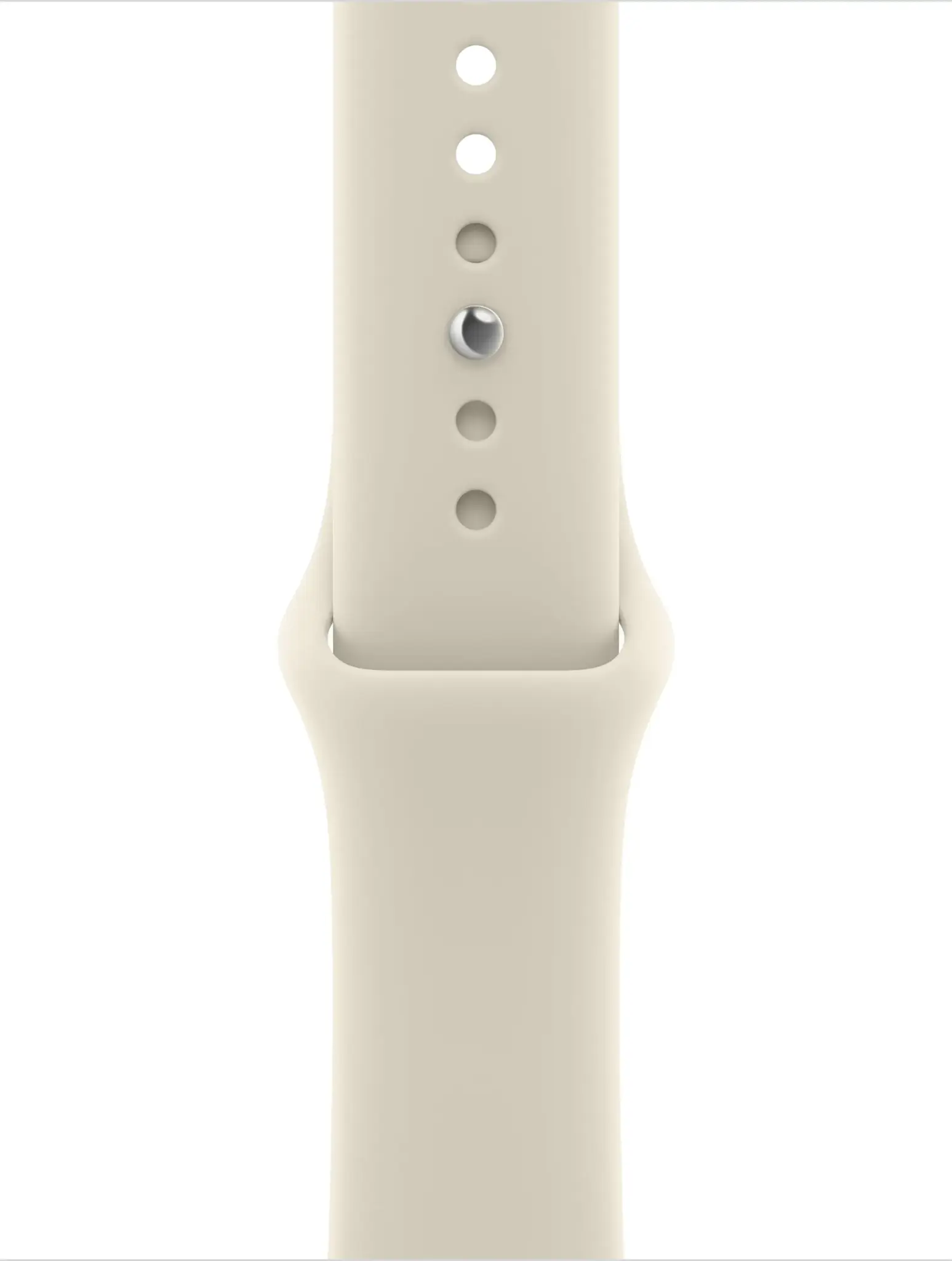 Apple Watch SE 3 GPS 40mm Starlight Aluminium Case with Sand Sport Band - S/M