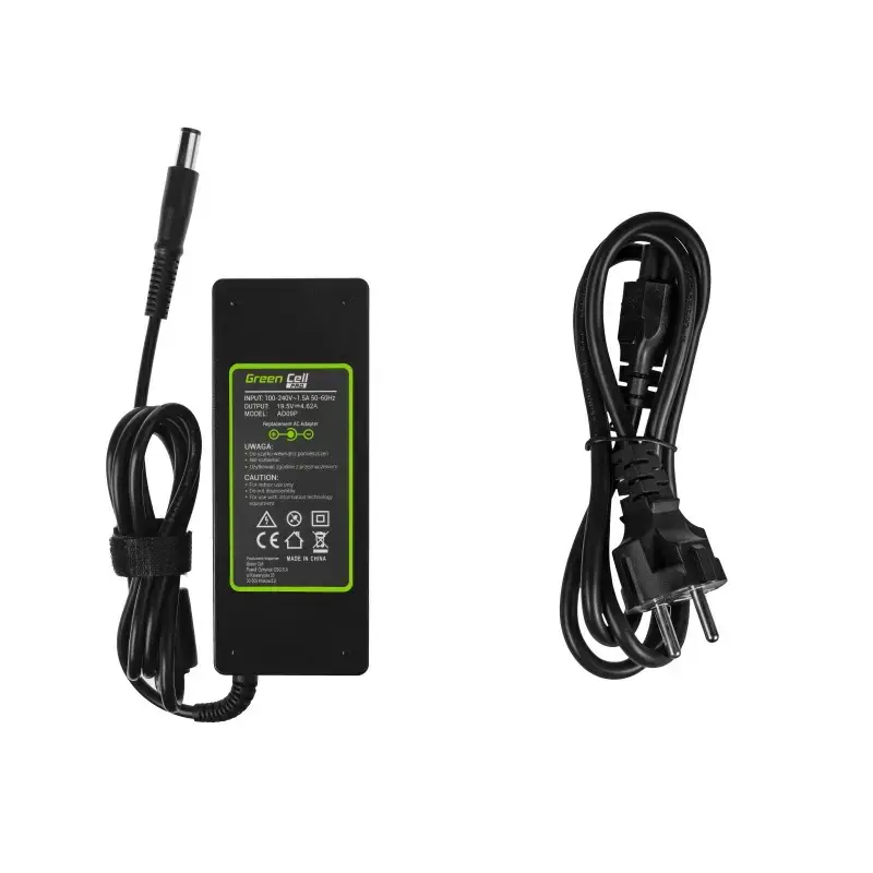 GREENCELL AD09P Green Cell PRO įkroviklis / kintamosios srovės adapteris "Dell" 90W 19,5V 4,62A 7,4 mm-5,0 mm