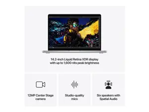 Apple MacBook Pro 14" Apple M4 10C CPU, 10C GPU/16GB/512GB SSD/Silver/SWE | Apple