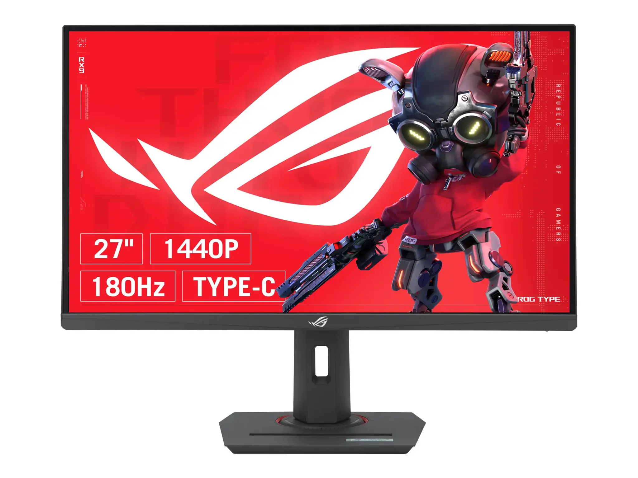 Asus XG27ACMS | 27 " | Fast IPS | QHD | 16:9 | 320 Hz | 1 ms | 2560 x 1440 pixels | 350 cd/m² | HDMI ports quantity 1 | Black