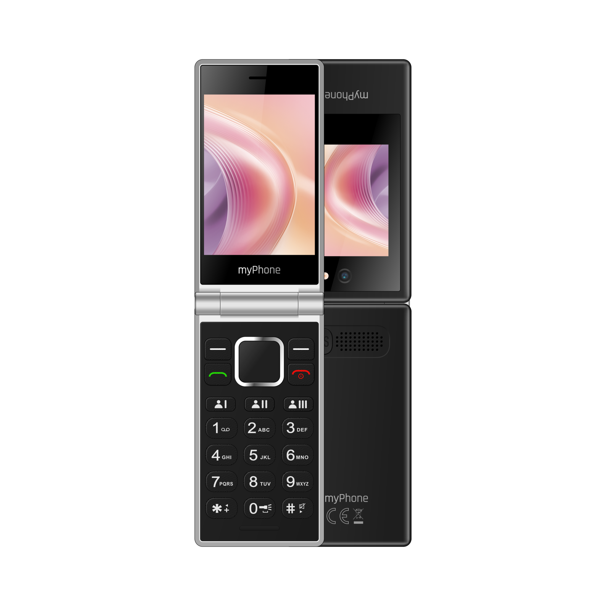 myPhone Tango 2 LTE | Black | 3.5 + 2.4 " | 48 MB | 128 MB | Dual SIM | 3G | Bluetooth | 5 | Main camera resolution 2 MP | 1700 mAh