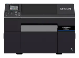 Epson ColorWorks D6500Ae, Thermal transfer, 1200 x 1200 DPI, 85 mm/sec, Colour, Wired, Black
