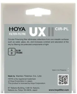 "Hoya" filtras žiedinis poliarizatorius UX II 43 mm