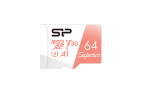 SILICON POWER memory card Superior Micro SDXC 64GB UHS-I A3 V30