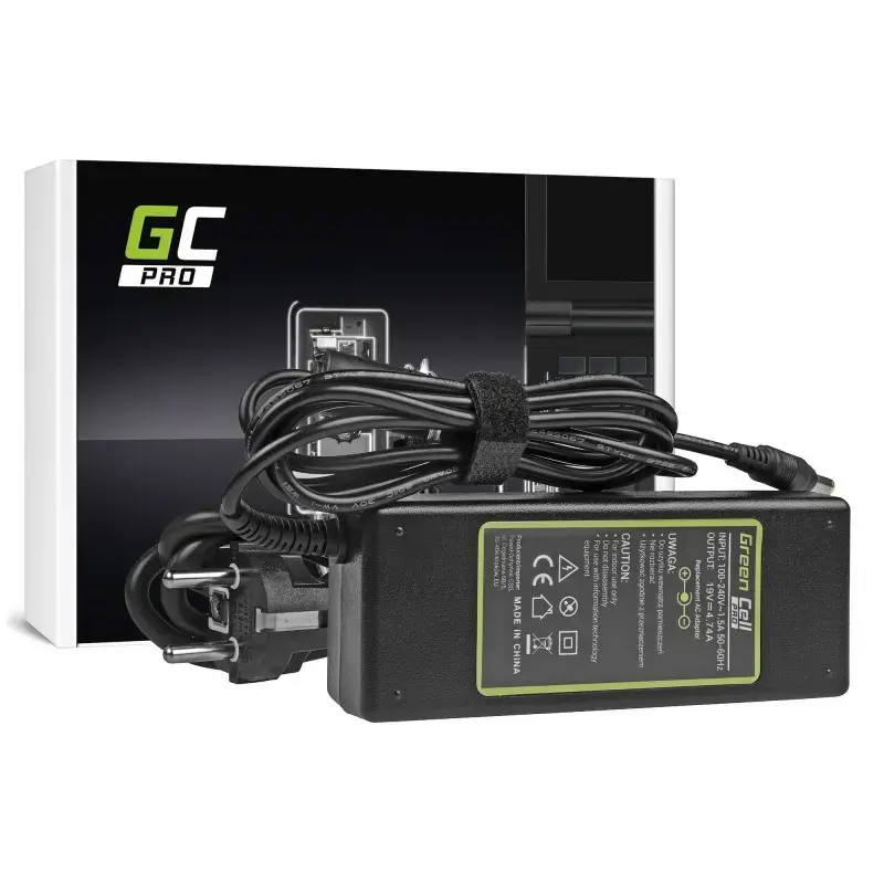 GREENCELL AD14P Green Cell PRO įkroviklis / kintamosios srovės adapteris HP 90W 19V 4.74A 4.8mm-1.7mm