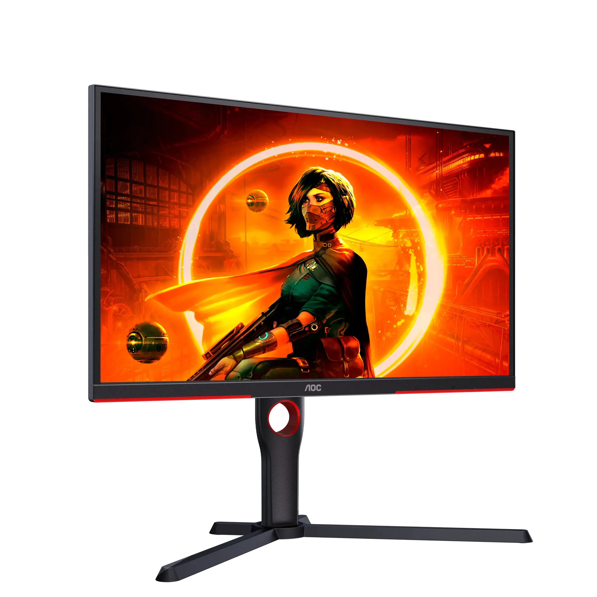 Monitorius AOC 24.5inch 1920x1080 VA Flat HAS DP 2xHDMI Brightness 300cd/m2 AOC Gaming