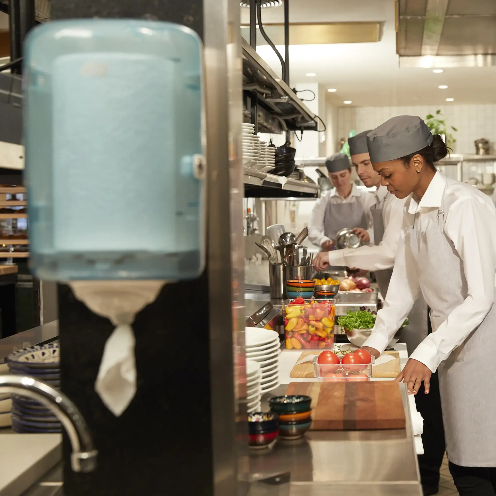 Popieriniai rankšluosčiai TORK,  473246, REFLEX MINI M3, 1.sl., 19.8 x 35 cm, 120 m/rul., balta sp.