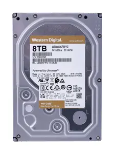 Standusis diskas WESTERN DIGITAL Gold 8TB 256 MB 7200 aps./min 3,5" WD8005FRYZ