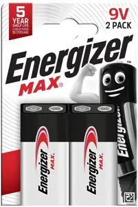 Energizer battery Max Alkaline 9V CHP2
