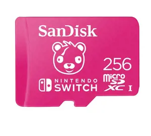 SANDISK 256 GB microSDXC UHS-I kortelė, skirta "Nintendo Switch", "Fortnite Edition", 100 MB/s skai…