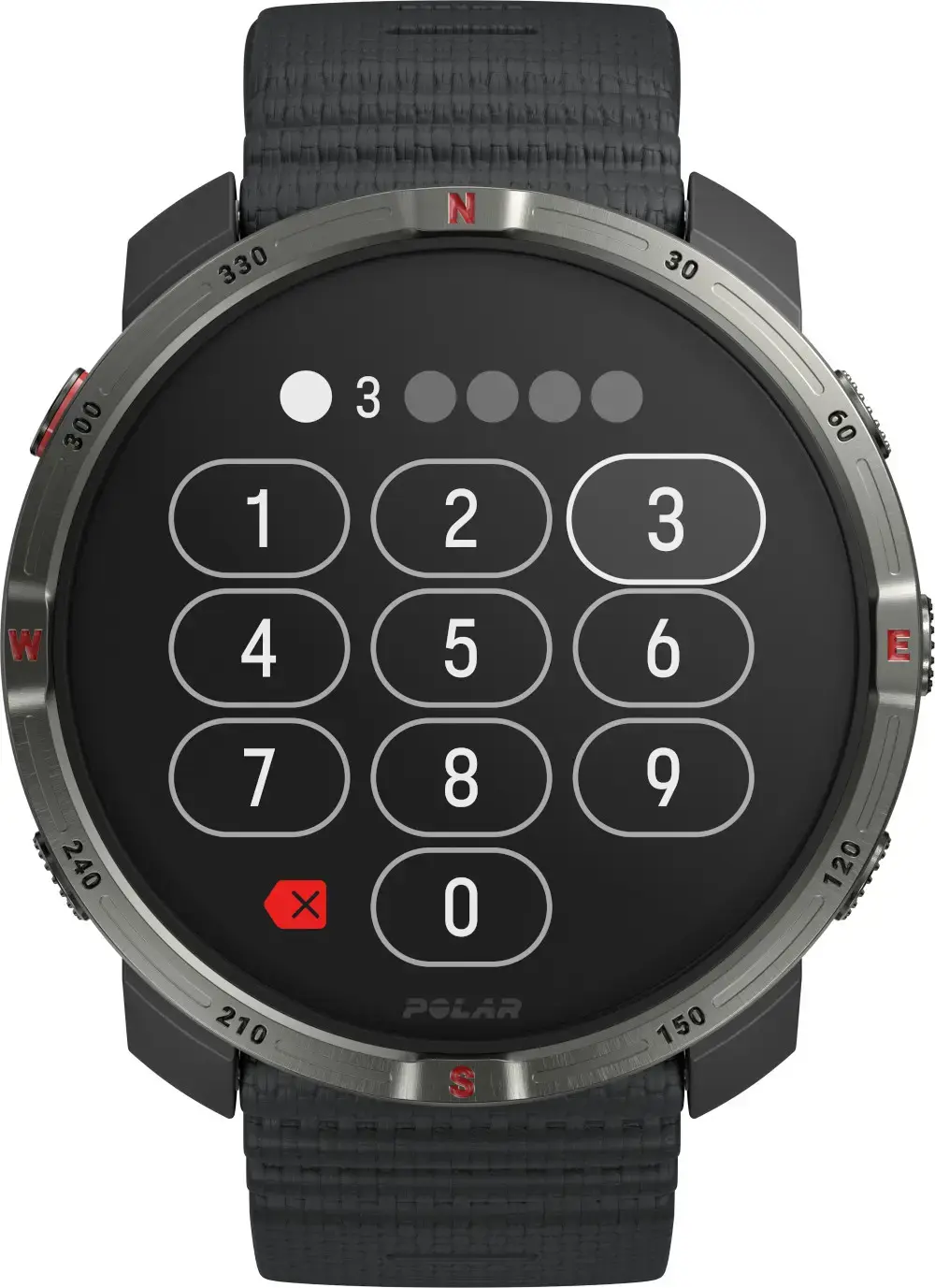 Polar Grit X2 S/L, black