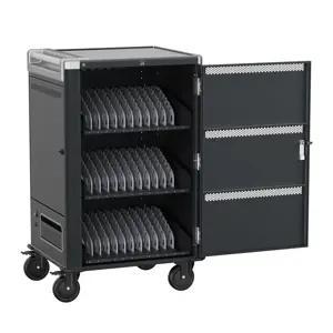 Ewent EW1701 portable device management cart/cabinet Portable device management cabinet Black, Grey