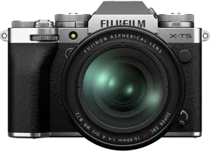 Fujifilm X-T5 + 16-80mm, silver