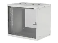 Intellinet Network Cabinet, Wall Mount (Basic), 9U, Usable Depth 340mm/Width 485mm, Grey, Flatpack,…