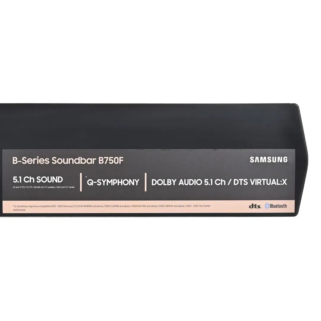 Samsung B750F B-Series 5.1ch Soundbar with Subwoofer (2025)