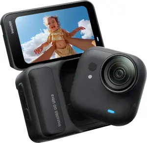Insta360 GO Ultra Standard Black action sports camera 4K Ultra HD 25.4 / 1.28 mm (1 / 1.28") Wi-Fi 52.9 g
