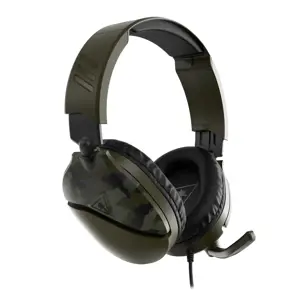 "Turtle Beach Recon 70 Green Camo" žaidimų ausinės - "Camo Green", laidinės, žaidimų, 20 - 20000 Hz, 485,3 g, ausinės, juodos, žalios