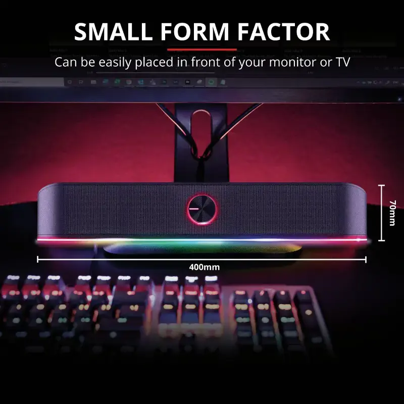 "Trust GXT 619 Thorne", 2.0 kanalai, 6 W, 12 W, 3 W, 4 Ω, juoda