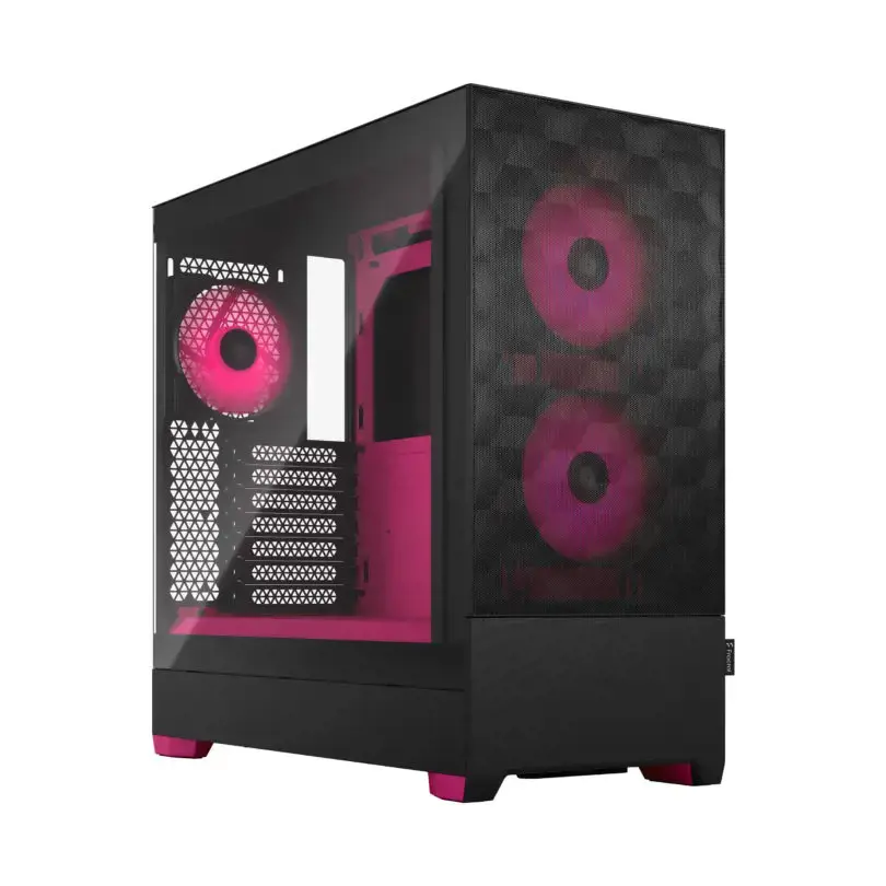 FRACTAL DESIGN "Pop Air RGB Magenta Core TG Clear Tint