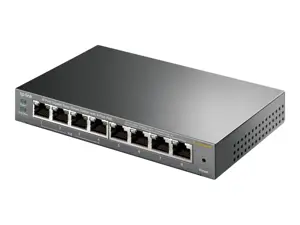 "TP-Link" 8 prievadų "Gigabit Easy Smart" komutatorius su 4 prievadais PoE, valdomas, L2, Gigabit Ethernet (10/100/1000), maitinimas per Ethernet (PoE)