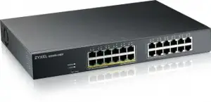 Zyxel GS1915-24EP, valdomas, L2, Gigabit Ethernet (10/100/1000), maitinimas per Ethernet (PoE), montuojamas į stovą, montuojamas ant sienos