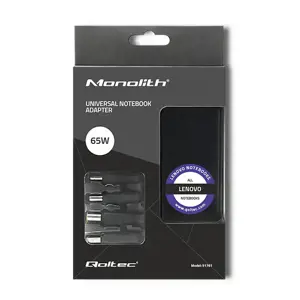 QOLTEC 51761 Power adapter Qoltec designed for Lenovo   65W   4 plugs